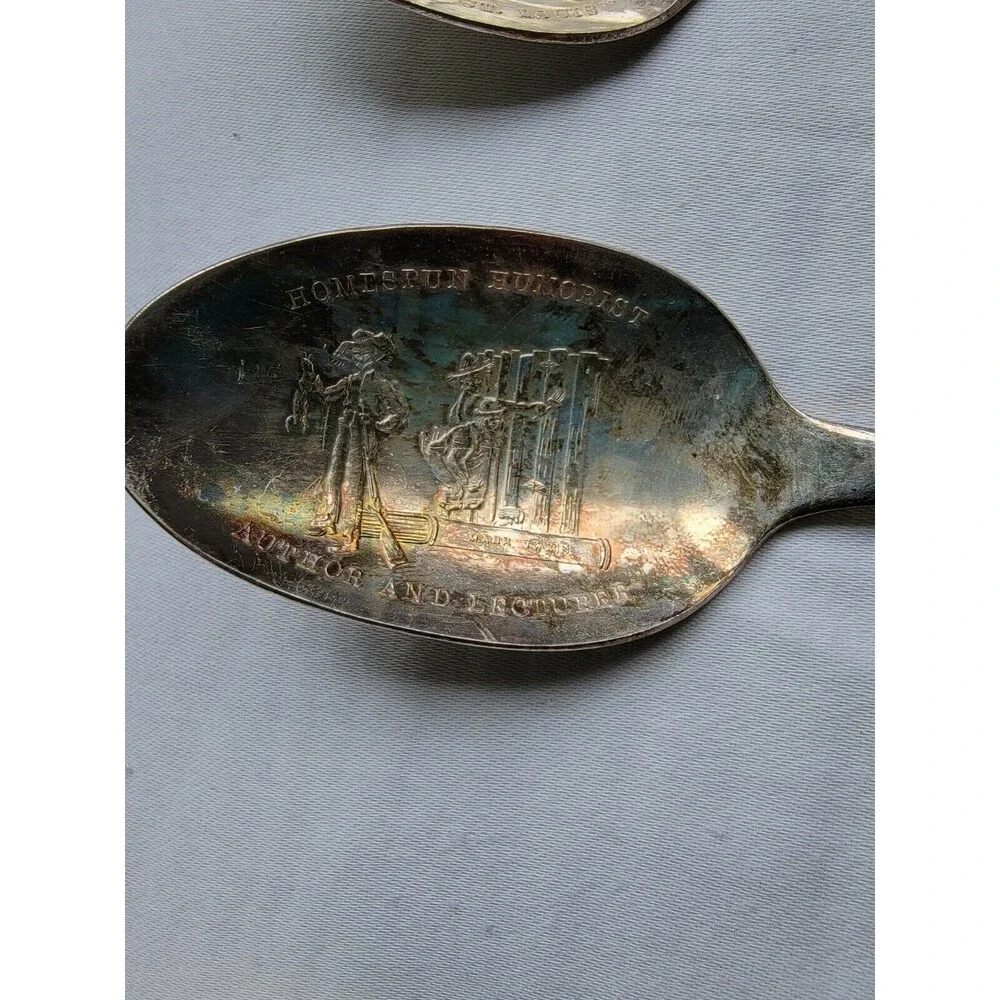 International‎ Silver Co Distinguished Americans Lot of 3 Spoons